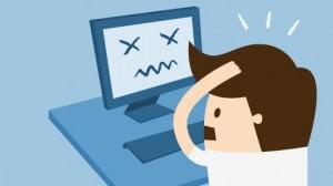 Usuário muitas vezes acha que o problema é maior do que ele realmente é.