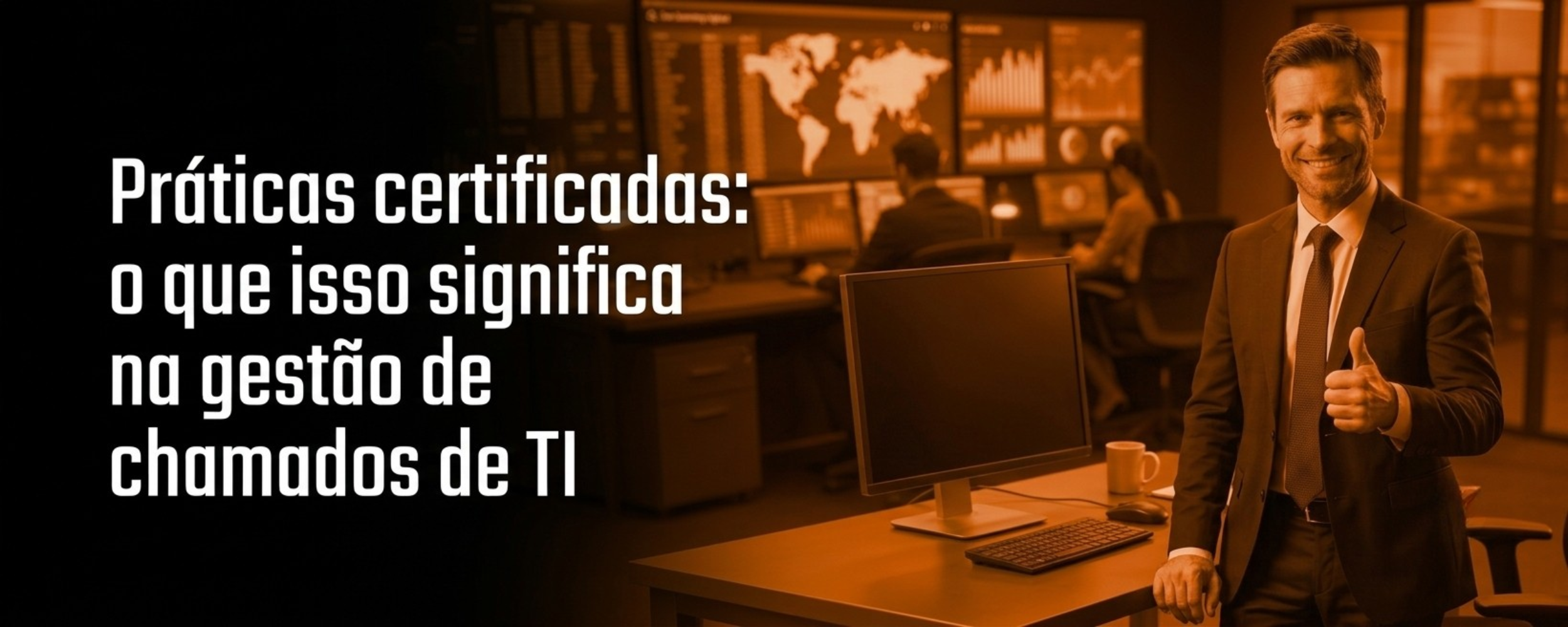 Banner - Práticas certificadas o que isso significa na gestão de chamados de TI